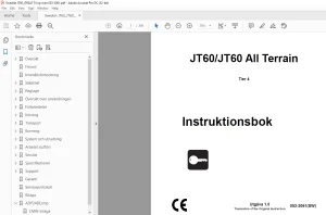 Ditch Witch JT60/JT60 All Terrain Tier 4 Instruktionsbok - PDF DOWNLOAD