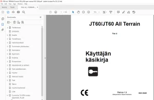 Ditch Witch JT60 JT60 All Terrain Tier 4 Käyttäjän käsikirja PDF