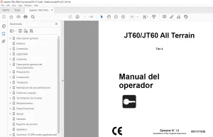 Ditch Witch JT60/JT60 All Terrain Tier 4 Manual del operador