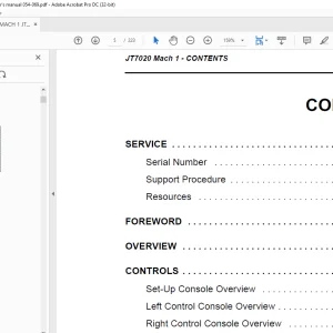 Ditch Witch JT7020 Mach 1 Operator's Manual - PDF DOWNLOAD