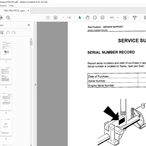 Ditch Witch P80 - P80 PP25 Operator's Manual (054-451) - PDF DOWNLOAD