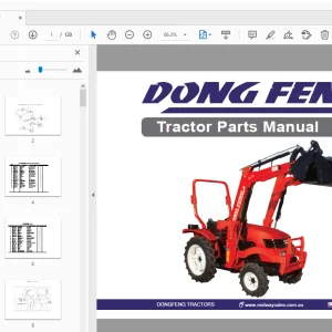 DongFeng ZB25 Tractor Parts Manual - PDF