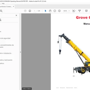 Grove Crane GRT8100 Manual del operador - PDF DOWNLOAD