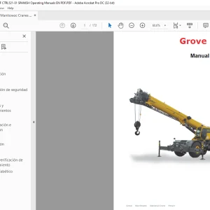 Grove Crane RT770E Manual del operador - PDF DOWNLOAD