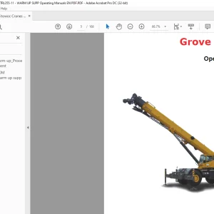 Grove Crane RT880E Operator Manual - PDF DOWNLOAD