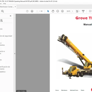 Grove Crane TMS800E Manual del operador - PDF DOWNLOAD