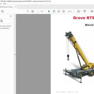 Grove RT9130E-2 Manual del operador - PDF DOWNLOAD