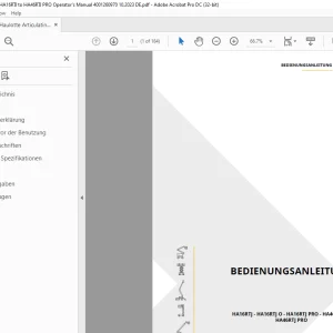 Haulotte Forklift HA16RTJ - HA16RTJ O Bedienungsanleitung PDF