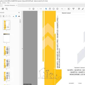Haulotte Forklift HA16RTJ - HA16RTJO - HA16RTJ PRO Operator's manual