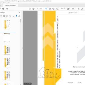 Haulotte Forklift HA16RTJ - HA16RTJ O - HA16RTJ PRO Operator's Manual
