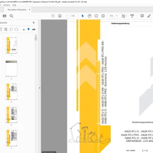 Haulotte Forklift HA26 RTJ O - HA26 RTJ O SW Bedienungsanleitung PDF
