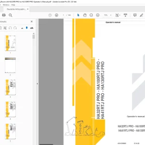 Haulotte Forklift HA32RTJ PRO - HA100RTJ PRO - Operator's manual PDF