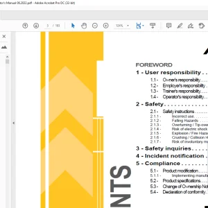 Haulotte Forklift HS15E - HS4390E Operator's manual - PDF DOWNLOAD