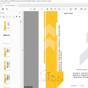 Haulotte Forklift HT16 RTJ O - HT16 RTJ PRO Operator's Manual PDF