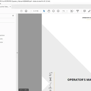 Haulotte Forklift HT23RTJ O HT23RTJ O SW Operator's Manual PDF