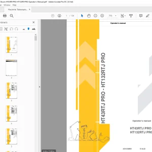 Haulotte Forklift HT43RTJ PRO -HT132RTJ PRO Operator's manual