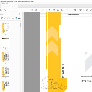 Haulotte Forklift STAR 6 C Bedienungsanleitung - PDF DOWNLOAD