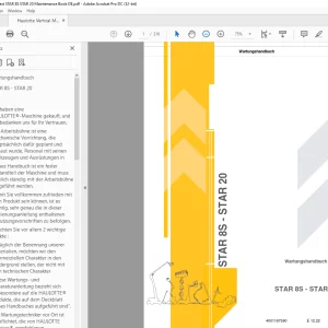 Haulotte Forklift STAR 8S - STAR 20 Wartungshandbuch - PDF DOWNLOAD