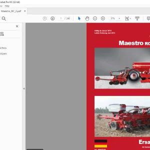 Horsch Maistro Maestro RC SW3500 S Ersatzeilliste Manual - PDF DOWNLOAD