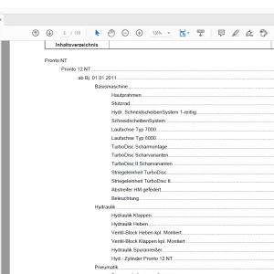 Horsch Pronto 12 NT  Ersatzeilliste  Manual- PDF DOWNLOAD