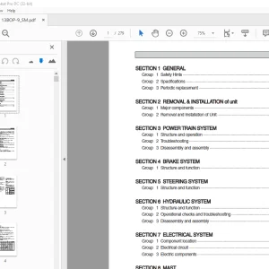 Hyundai 13BOP-9 Electric Order Picker Service Manual - PDF