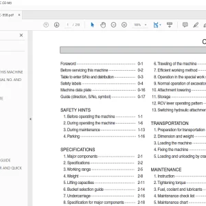 Hyundai Crawler Excavator RB260LC-9S Operator's Manual 2023 - PDF DOWNLOAD