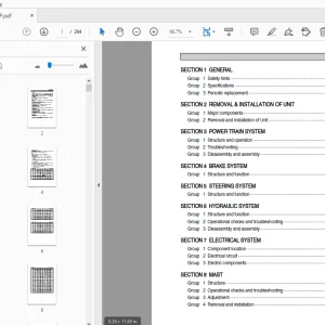 Hyundai Forklift 10/13BOP-7 Service Manual - PDF