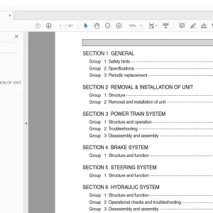 Hyundai Forklift 15/18/20/23BRP-9 Service Manual - PDF