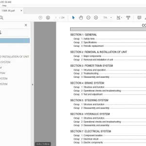 Hyundai Forklift 15BR-9E Service Manual - PDF