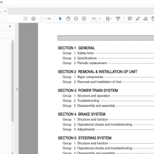 Hyundai Forklift 15BT-9U 18BT-9U 20BT-9U Service Manual - PDF