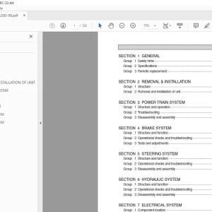 Hyundai Forklift 15D-9S 18D-9S 20D-9S Service Manual - PDF