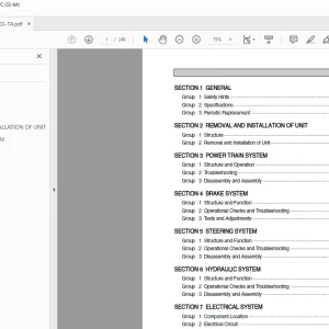 Hyundai Forklift 15L(G)-7A 18L(G)-7A 20L(G)-7A Service Manual - PDF