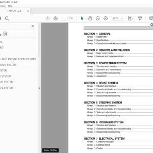 Hyundai Forklift 160D-9L 180D-9B Service Manual - PDF
