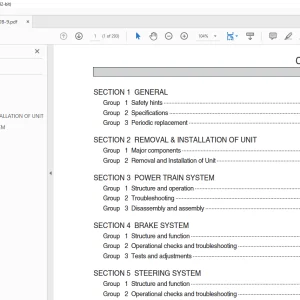 Hyundai Forklift 16B-9 18B-9 20B-9 Service Manual - PDF