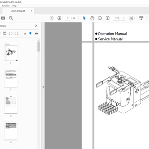 Hyundai Forklift 2025EPR Operator's & Service Manual - PDF DOWNLOAD