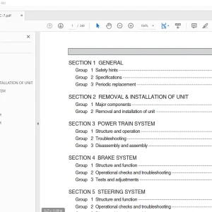 Hyundai Forklift 20BC-7 25BC-7 30BC-7 32BC-7 Service Manual - PDF