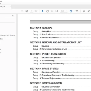 Hyundai Forklift 20DF-7 25DF-7 30DF-7 33DF-7 Service Manual - PDF