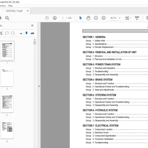 Hyundai Forklift 20L/25L/30L-7, 20G/25G/30G-7, 20LC/25LC/30LC-7, 20GC/25GC/30GC-7 Service Manual - PDF