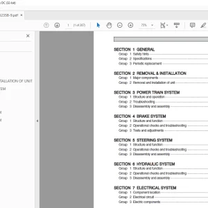 Hyundai Forklift 22B-9/25B-9/30B-9/32B-9/35B-9 Service Manual - PDF