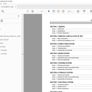 Hyundai Forklift 22BHA-7 25BHA-7 30BHA-7 Service Manual - PDF