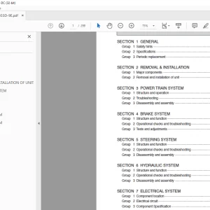 Hyundai Forklift 22D-9E 25D-9E 30D-9E 33D-9E Service Manual - PDF