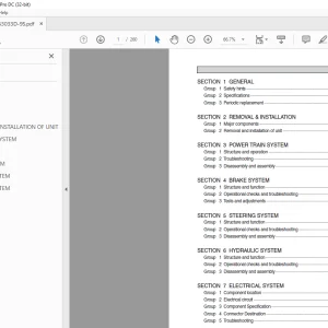 Hyundai Forklift 22D-9S 25D-9S 30D-9S 33D-9S Service Manual - PDF