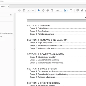 Hyundai Forklift 25/30D-9V, 35DN-9V Service Manual - PDF