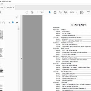 Hyundai Forklift 25LE-7 30LE-7 35LE-7 Service Manual - PDF