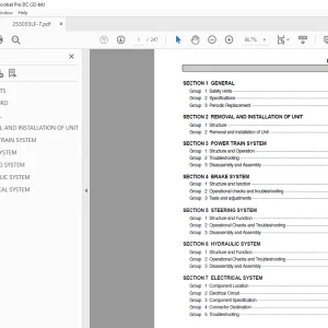 Hyundai Forklift 25LF-7 30LF-7 33LF-7 Service Manual - PDF