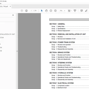 Hyundai Forklift 25L(G)-7M 30L(G)-7M 33L(G)-7M Service Manual - PDF
