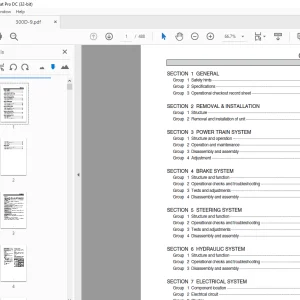 Hyundai Forklift 300D-9 Service Manual - PDF