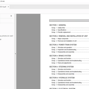 Hyundai Forklift 35D-9 40D-9 45D-9 50DA-9 Service Manual - PDF