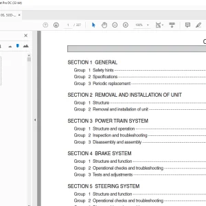 Hyundai Forklift 35D-9S 40D-9S 45D-9S 50D-9SA Service Manual - PDF DOWNLOAD