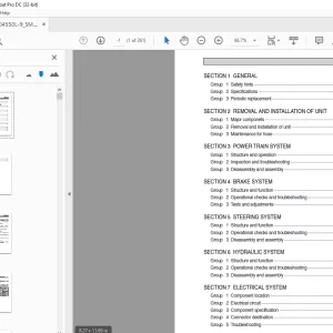 Hyundai Forklift 35L-9/40L-9/45L-9/50L-9 Service Manual - PDF